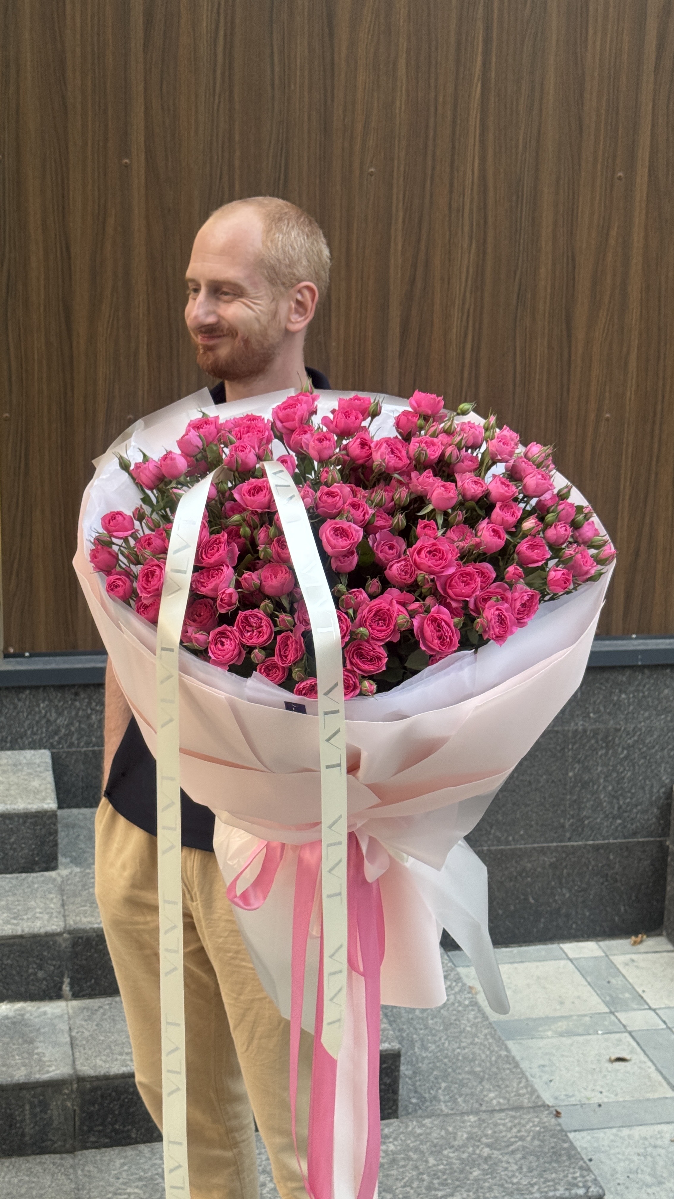Pink rose  с доставкой по Алматы