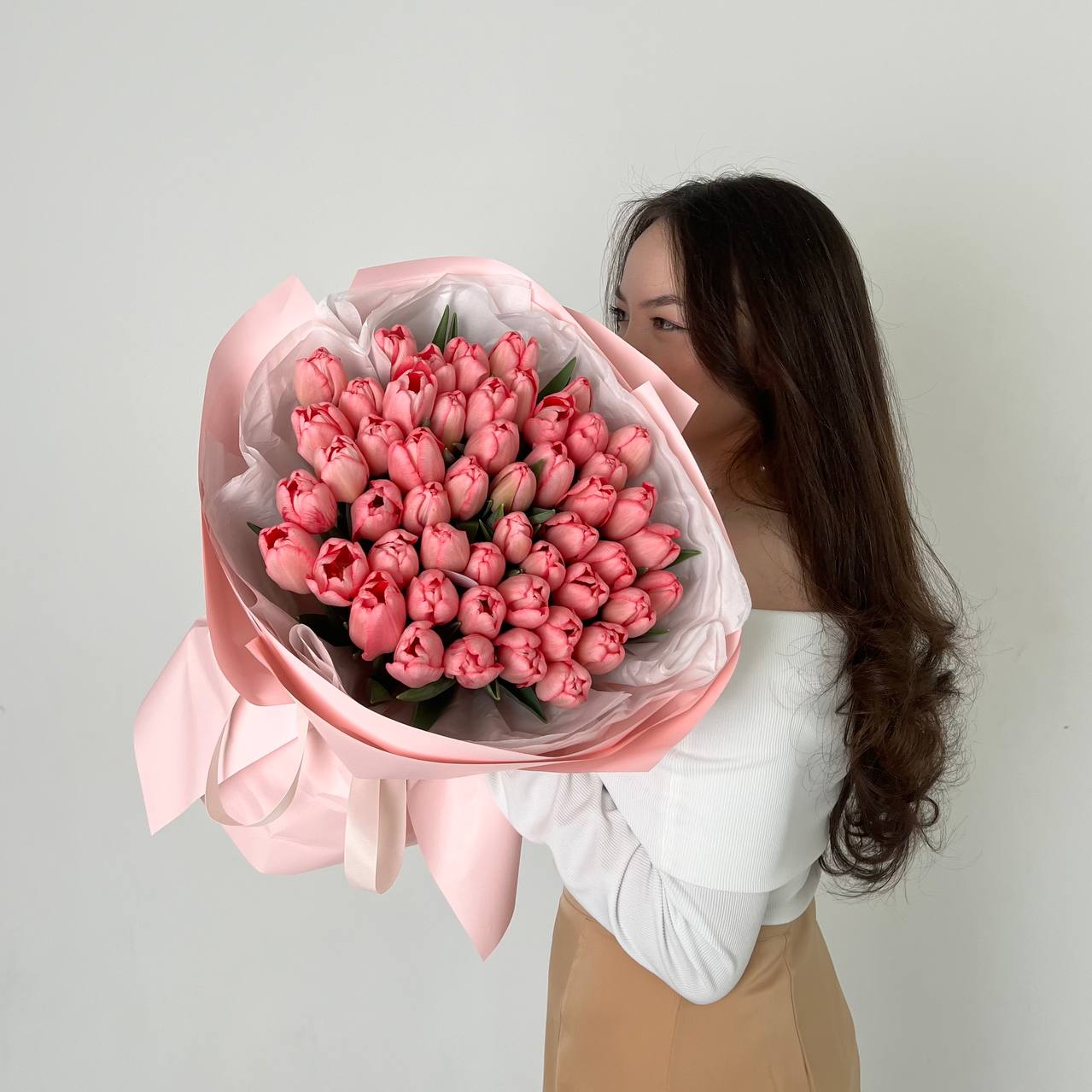 Букет из 51 тюльпан with delivery to Алматы