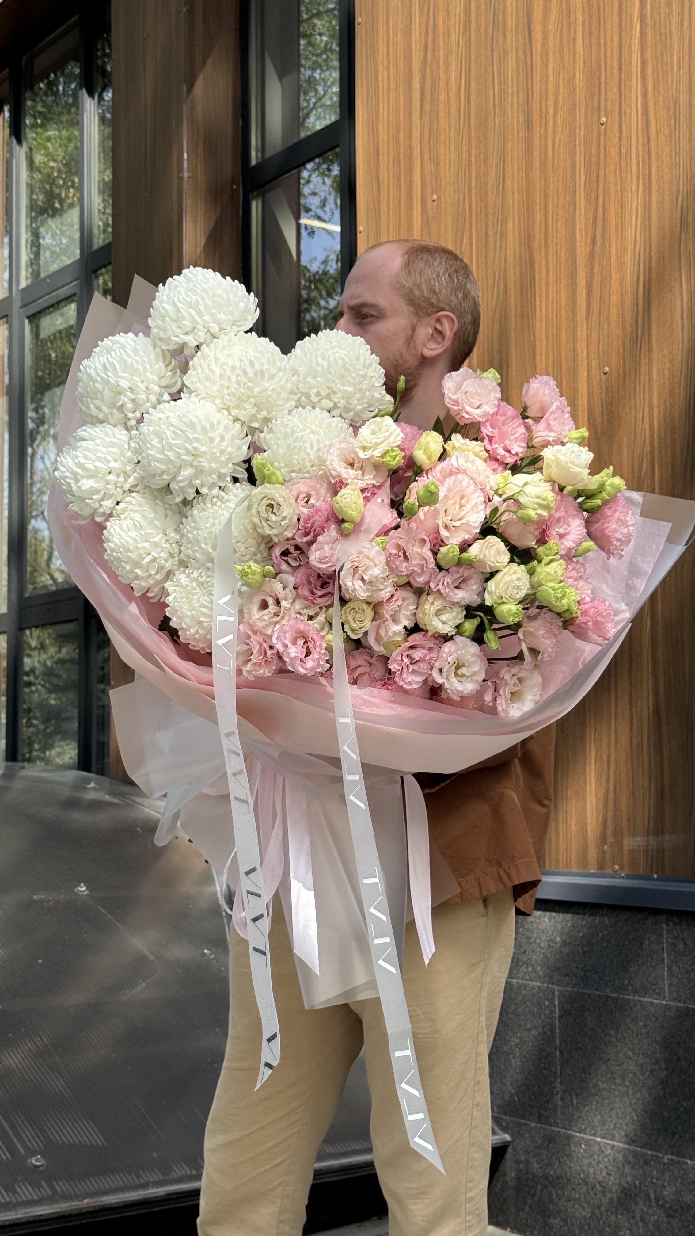 Розовое сердце with delivery to Almaty