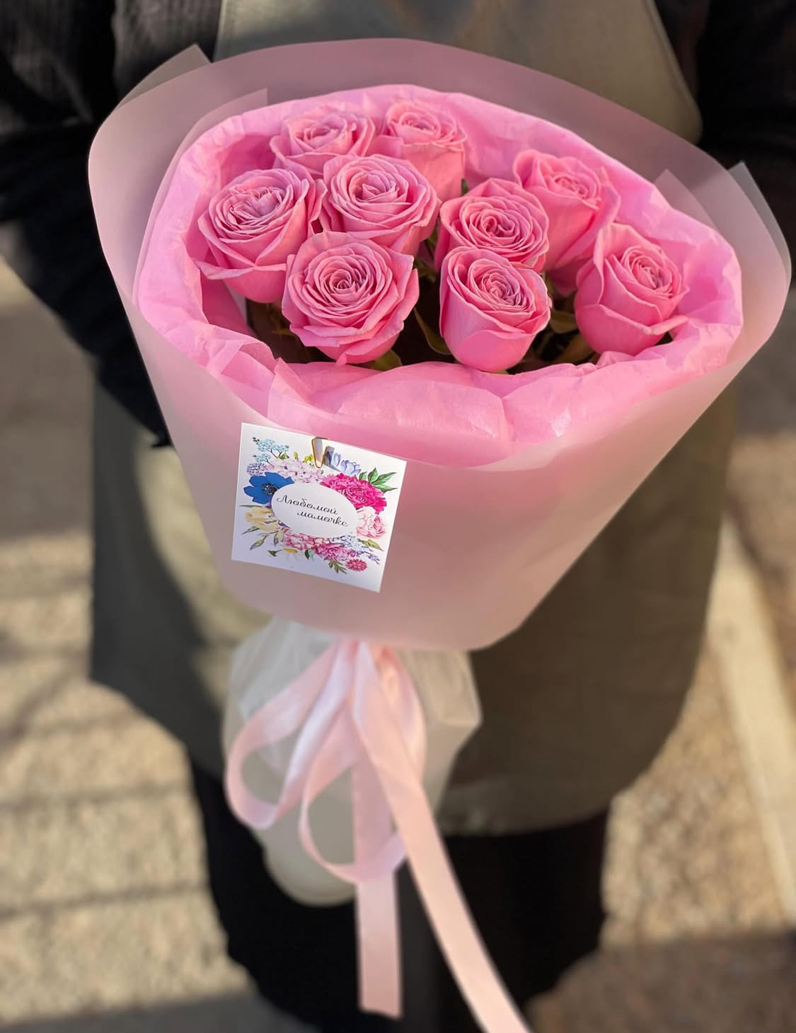 Букет из 9 нежнейших роз  with delivery to Pavlodar