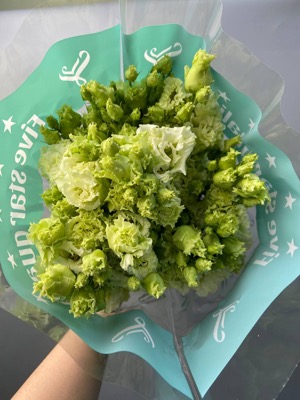 Эустома зелёная (10 шт) with delivery to Астане