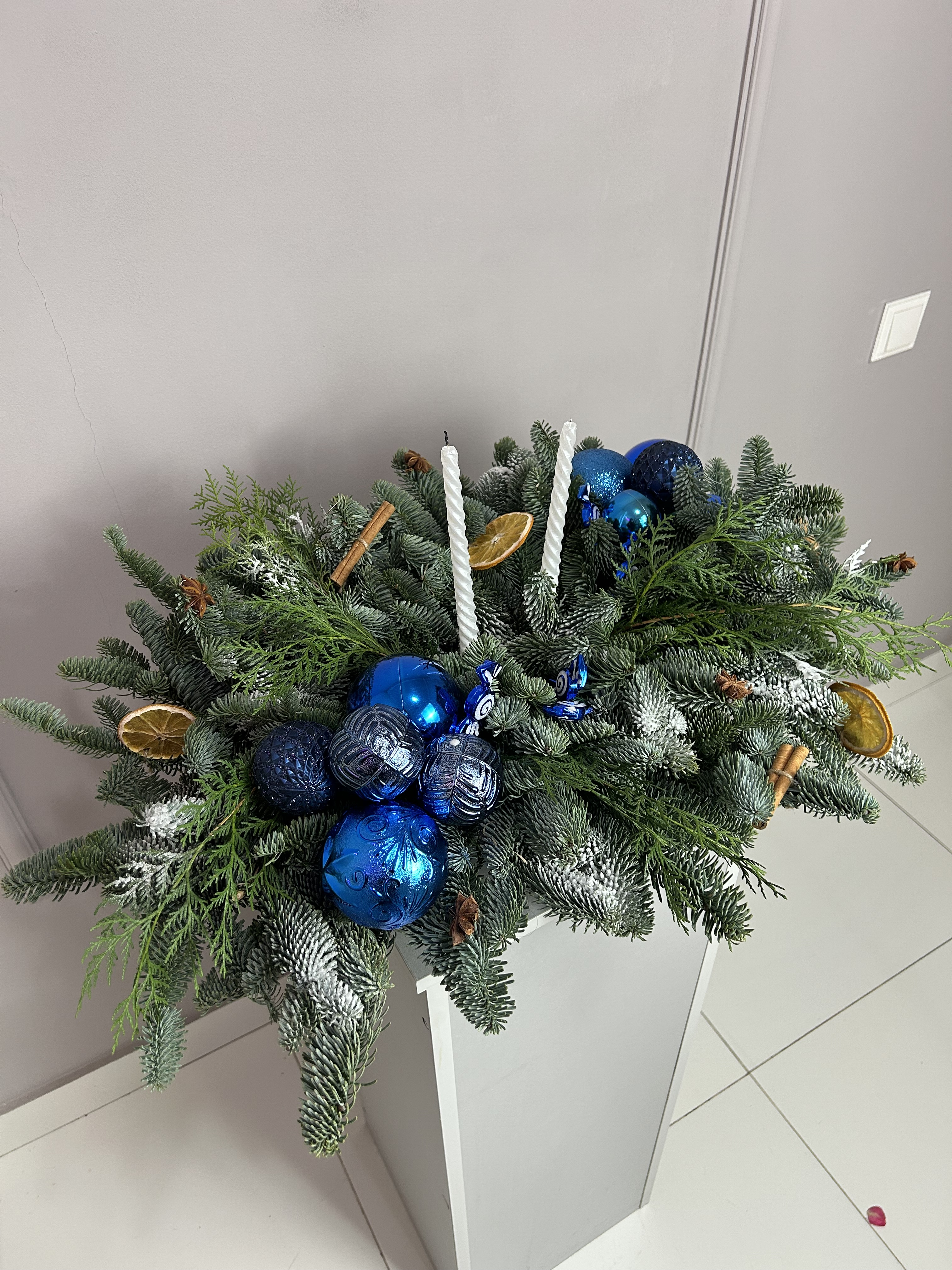 Winter on table 