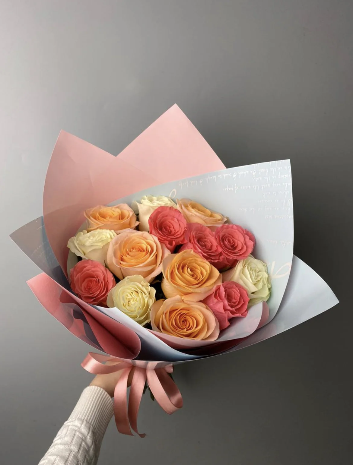 Розы микс с доставкой по Костанае