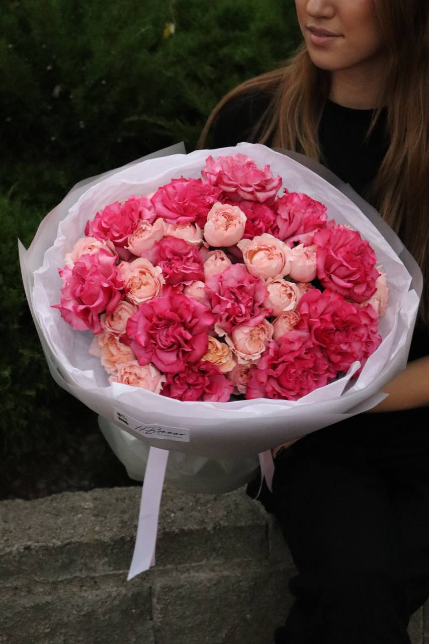 Пионовидное комбо с Джульетта with delivery to Almaty