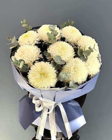 Пышная хризантема с доставкой по Астане