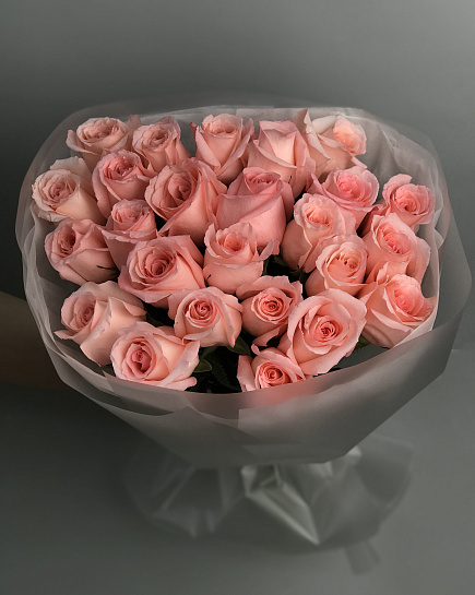 25 роз по акции (оттенок на вкус флориста)  с доставкой по Астане