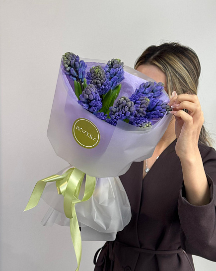 Монобукет Гиацинты (9) с доставкой по Astana