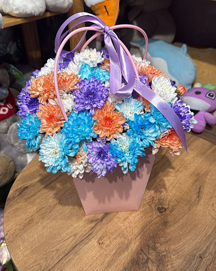 Стильная композиция  с доставкой по Астане