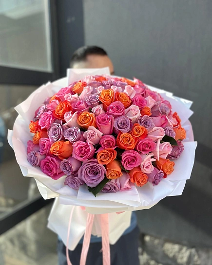 Букет из 101 розы с доставкой по Astana