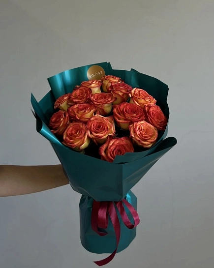 Букет из 15 роз с доставкой по Astana