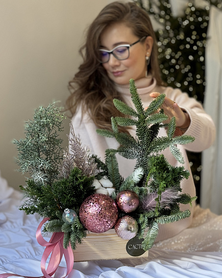 Композиция “Rose” размер S с доставкой по Astana