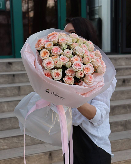Кустовые розочки Rosanella 15 шт  с доставкой по Алматы